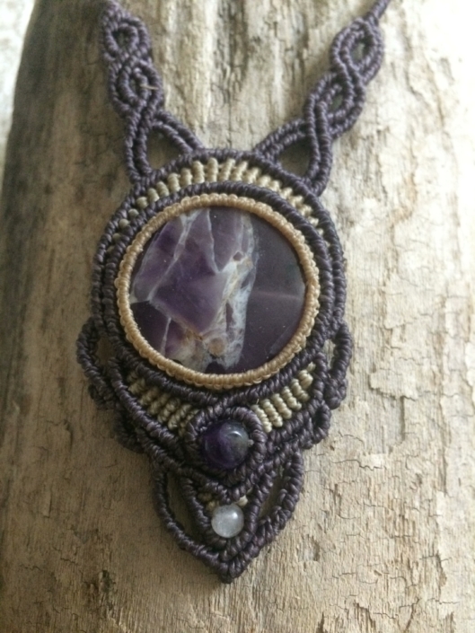 macrametista amethyst macrame